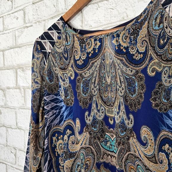 Cap Juluca navy printed top - Picture 6 of 15